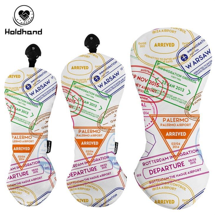 LOGO tad-dwana Pu Ġilda Golf Driver Club Head Covers B'Disinn tal-Fjura