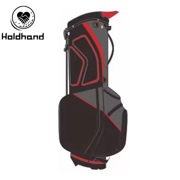 Personalizzat Brand Pu Ġilda Materjal 14-way Golf Carry Bag