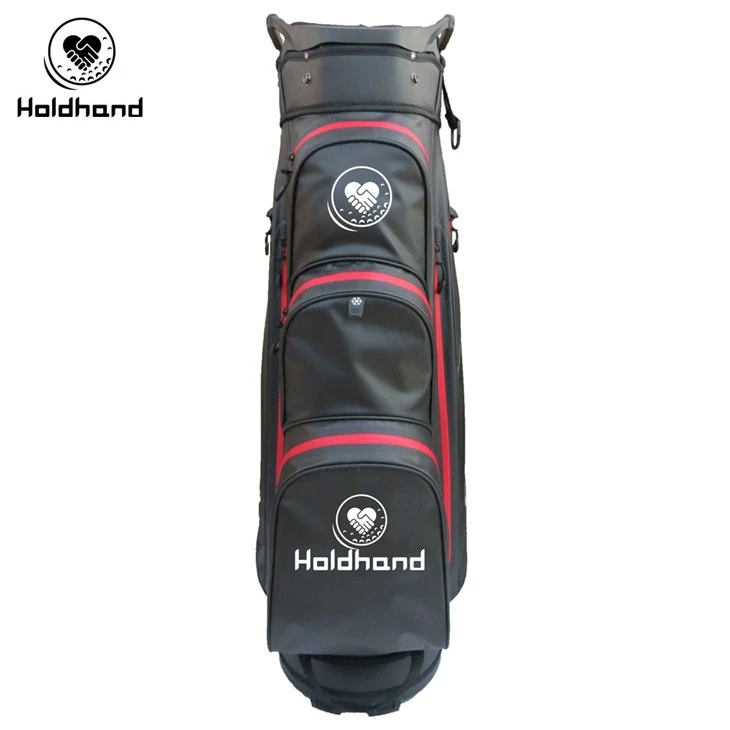 Displaying Innovative Space Optimization Via 15-tier Club Assembly, Specialized Putter Housing, Diverse Pocket Configurations, Beverage Cooling Section, Biomechanically Balanced Carry Implementation, Quick-engagement Rain Shield, And Gender-neutral Utility. suppliers