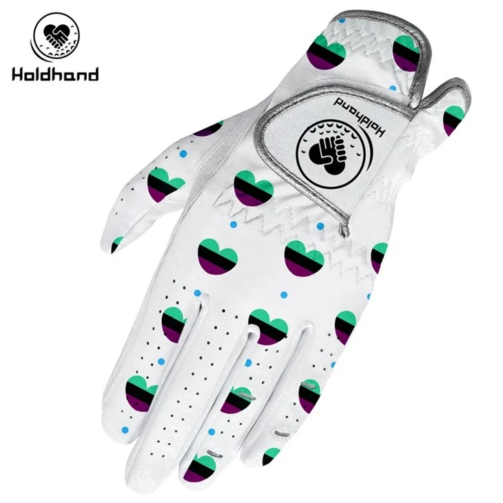 Hot Color Logo Design Golf Glove factory