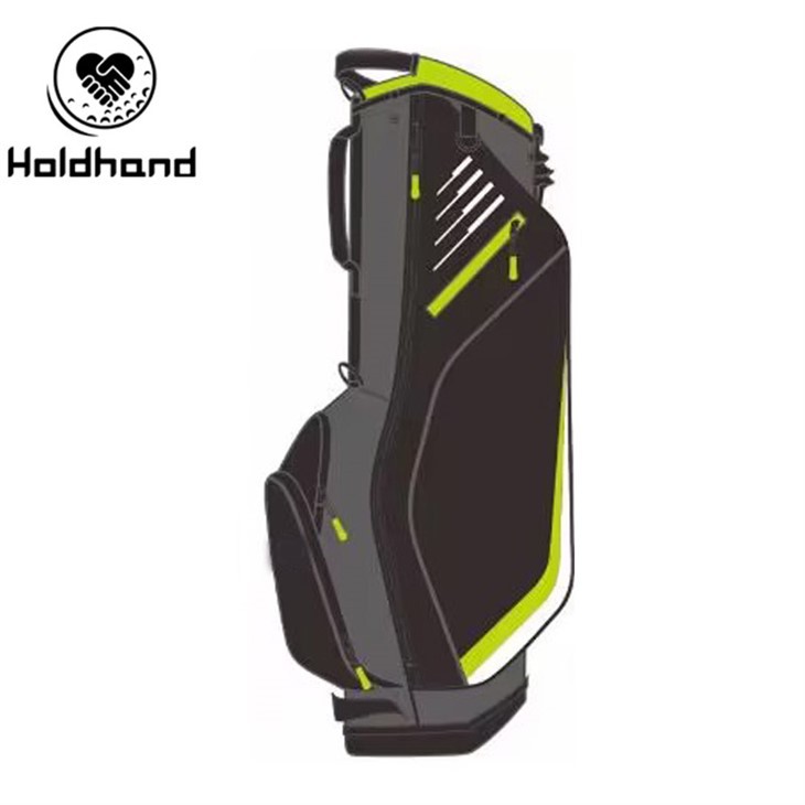 Basktijiet tal-golf personalizzati tad-disinn ta ' tul sħiħ ħfief 14-il mod Basktijiet tal-golf stand mill-fabbrika