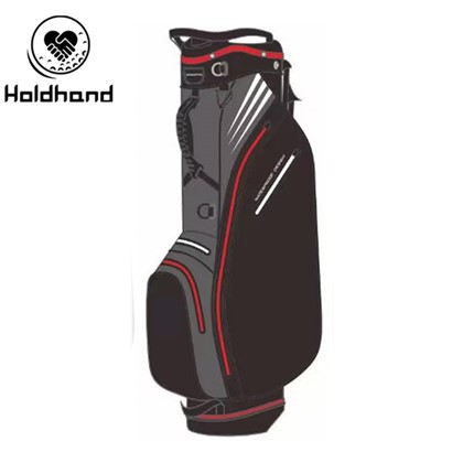 Ċinga Doppju 7-way Bejgħ bl-ingrossa OEM Disinn Custom Golf Bags Golf Stand Bags Mill-Fabbrika