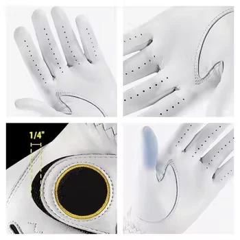 OEM Golf Glove Personalizzata Ġilda Carbretta ta 'Kwalità Għolja
