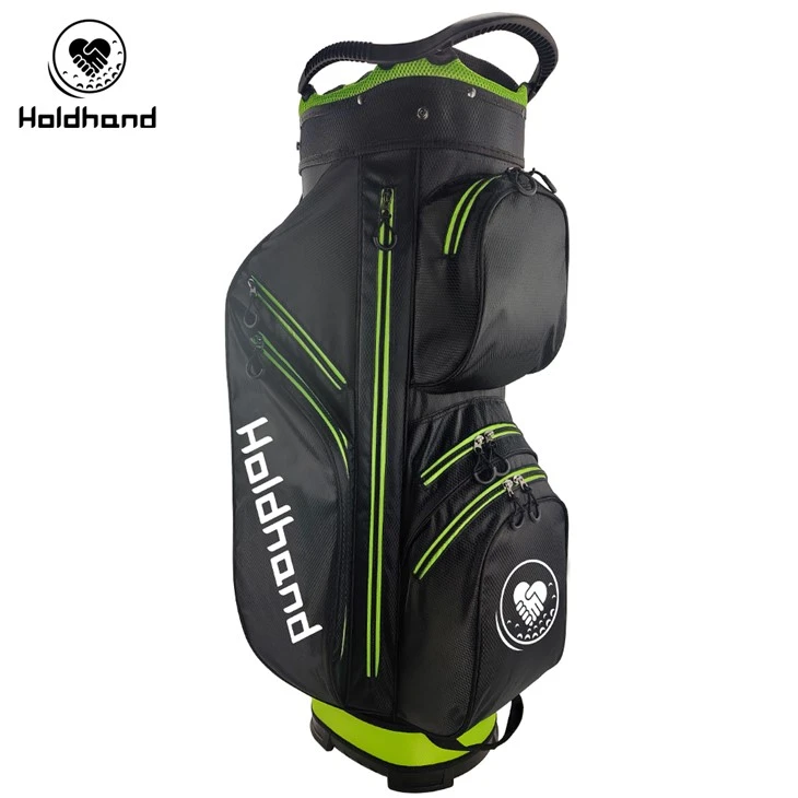 Spacious Portable Golf Cart Bag Custom Irrakkmat Logo Trendy Dehra Stampata