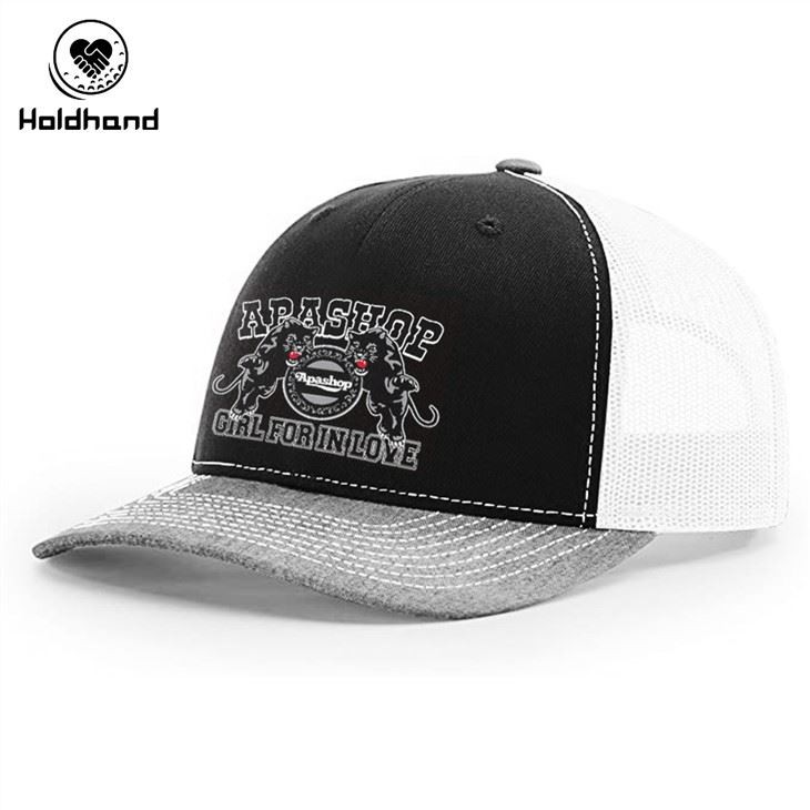 Fabbrika Custom 5 Panel Trucker Cap Bejgħ bl-ingrossa Custom Logo Mesh Trucker Hat